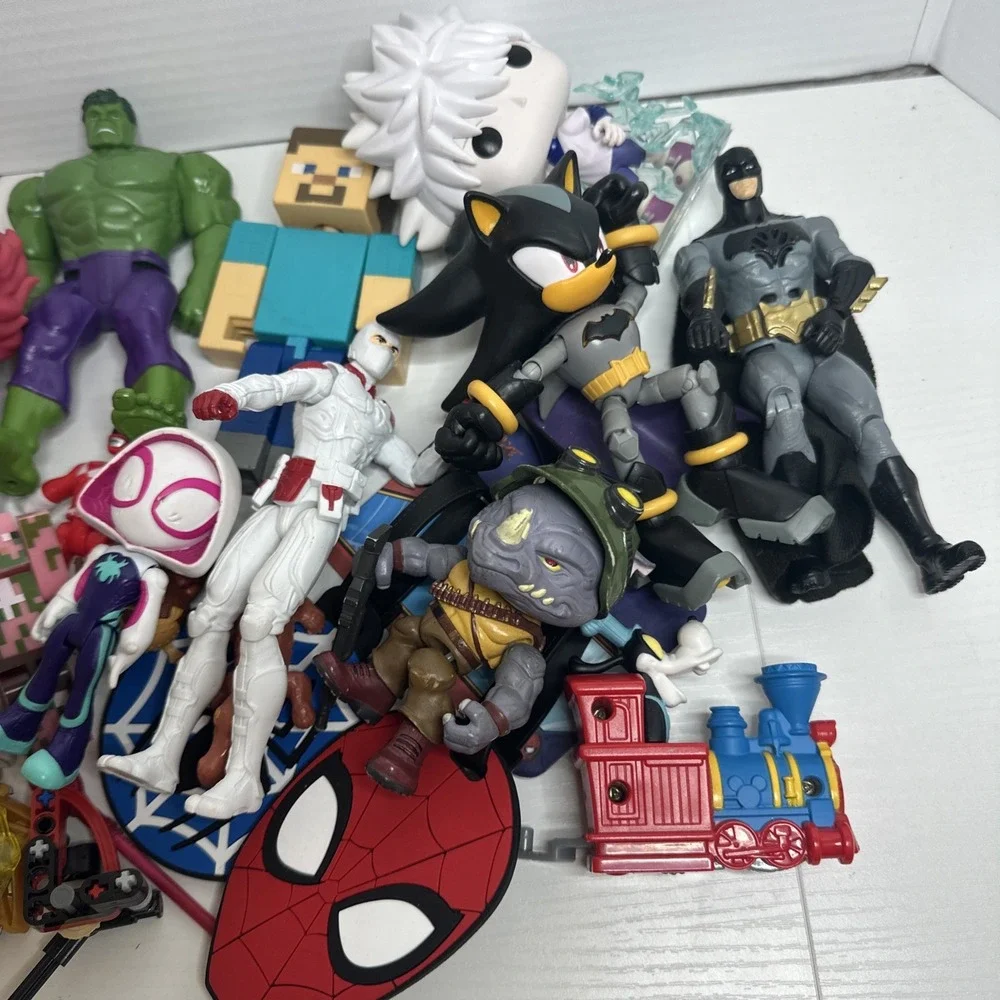 Boys Toys Junk Drawer Lot Figures Accessories More